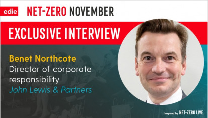 Northcote will be speaking at edie's Sustainability Leaders Forum in February 2020